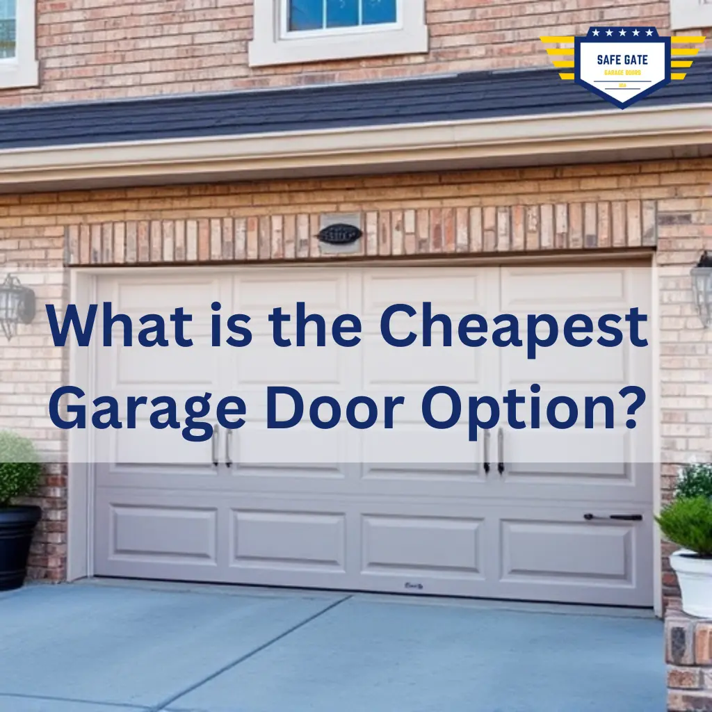 Image depicting various garage door options, highlighting the most affordable choices available in the market. - What is the Cheapest Garage Door Option?